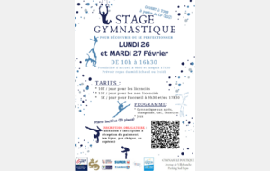 STAGE GYM LOISIRS VACANCES HIVER