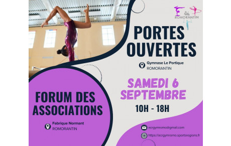 PORTES OUVERTES &amp; FORUM DES ASSOCIATIONS